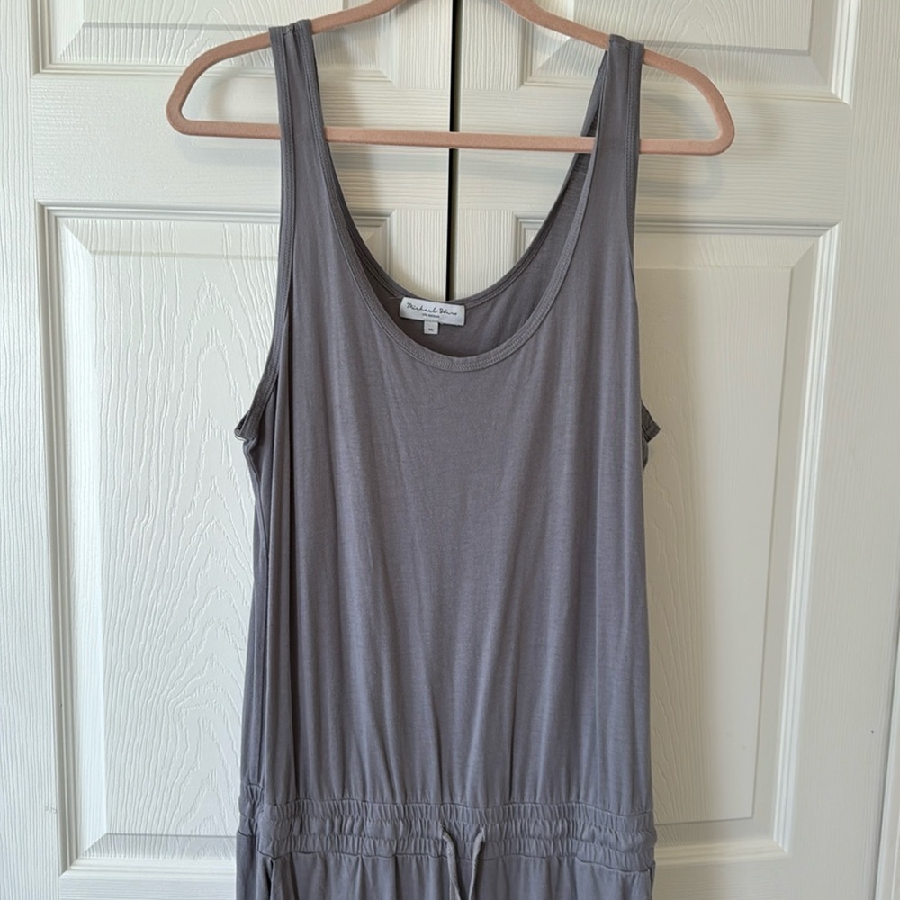Michael Stars Los Angeles Gray jumpsuit romper XL